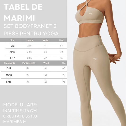 Set Bodyframe™ 2 Piese pentru yoga - GymRevoolt