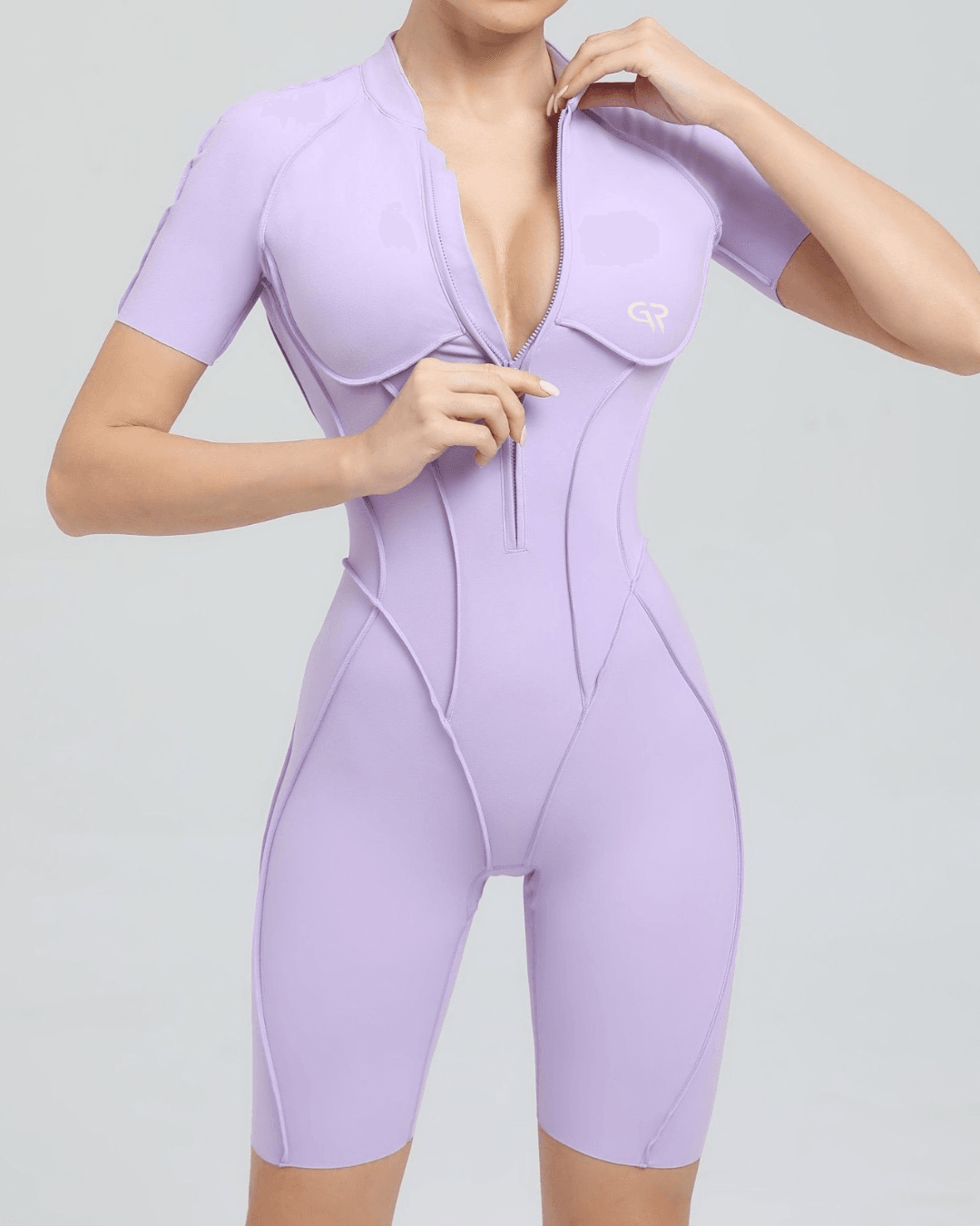 Sculpt Zip Romper™ - GymRevoolt