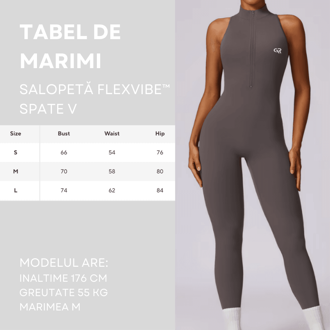 Salopetă FlexVibe™ Spate V - GymRevoolt