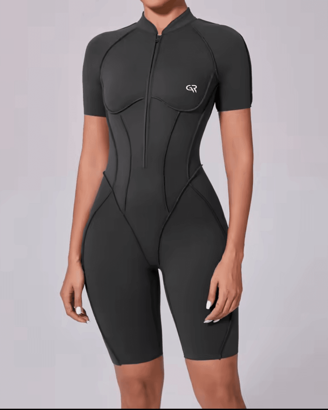 Sculpt Zip Romper™ - GymRevoolt