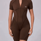 Sculpt Zip Romper™ - GymRevoolt