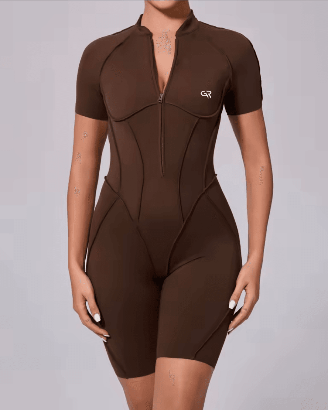 Sculpt Zip Romper™ - GymRevoolt